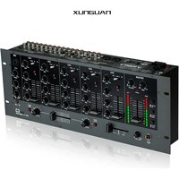 C3 Factory Price Five-channel USB Rack DJ Mixer Audio Console With Three-band EQ Each Channel