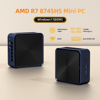 ZXIPC Mini PC AMD Ryzen 7 8745HS R5-6600H R7-7735HS R7-7840HS DDR5 M.2 NVME SSD Support 4K HDMI Display/WiFi6/USB3.2/Office