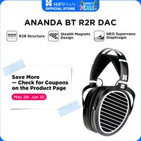 HIFIMAN ANANDA BT with R2R DAC and Stealth Magnets Open-Back Over-Ear Full-Size Planar Magnetic Headphone
