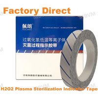 H2O2 Plasma Sterilization Indicator Tape,Low Temperature Steam Chemical Indicator Tape, 19mmx50m/Roll Manufacturer Direct Supply