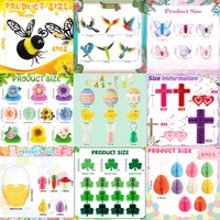 Rabbit Compound Joint Honeycomb Basket Combination Honeycomb Ball Egg Paper Art Decorations Cross-border Party Decoration Orname