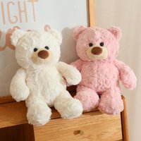 New Three-Color Bear Plush Toy For Couples Teddy Bear Companion Dolls Cute Little Bear Plush Stuffed Toy For Gifts