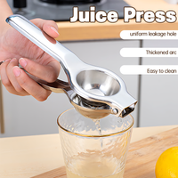 Stainless Steel Manual Juicer Household Fruit Lemon Manual Juicer Kitchen Lemon Squeezer Large Manual Citrus Press Juicer