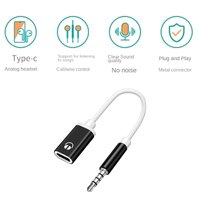 New Earphone Adapter USB C To Aux Audio Dongle Cable Headphone Aux Cable Converter Type-C Converter Earphone Audio Adapter Cable