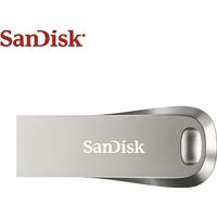 Original SanDisk USB3.2 Flash Drive Ultra Luxe Metal Pendrive 32GB 64GB 128GB 256GB 512GB Silver Memory Stick SDCZ74 U Disk