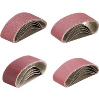 XCAN 5pcs 60x400mm Abrasive Sanding Belts 40/60/80/120 Grit for Wood Soft Metal Grinding Polishing Abrasive belts