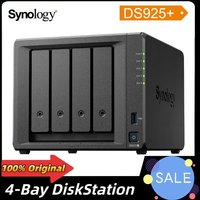 Synology DS925+ 4-Bay NAS Enclosure 4GB DDR4 ECC SODIMM 4-Bay DiskStation Network Cloud Storage Server (Diskless)