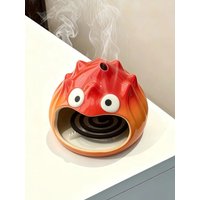 Ceramic Mosquito Coil Holder Cute Cartoon Design Indoor Home Use Creative Desktop Decoration Atmosphere Sensation Incense Burner