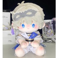 40CM Anime Love and Deepspace Xavier Cosplay Cotton Stuffed Body Costume Dress Up Sitting Posture Cartoon Figures Pillow Gift