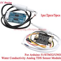 TDS Sensor Module Analog Signal Dissolved Solids Water Conductivity Liquid Detection Quality Monitoring For Arduino 51/STM32
