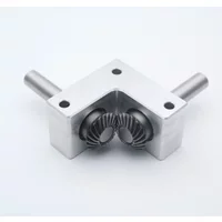 Micro Spiral Bevel Gearbox 6MM/8MM/10MM Shaft 90-Degree Angle device Model gear Aluminum alloy parts