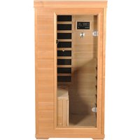 1 To 2 Person Wood Sauna Steam Room Single For Home Full Spectrum Infrared Sauna Room Bath Box Light Wave Room