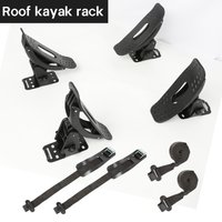 Car Roof Kayak Carrier Saddle Watercraft Roof Rack Arm Canoe Boat Carrier - Top-Mount Kayak Rack for Vehicle