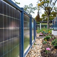 Hot Selling Bifacial Vertical Solar Panel Mounting System with Fence Installation Bracket Optimal Solar Fence System