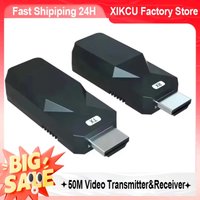 50M Wireless Transmission Video Transmitter and Receiver HDMI Extender Display Adapter Cable Screen Mirror for Camera PC To TV