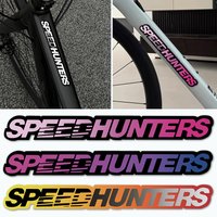 1-Pack SPEED HUNTERS Speed Hunter JDM Bicycle Stickers, Suitable for Outdoor Riding Lovers Waterproof Sunscreen Creative Text