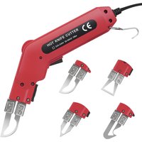 Elektrisches Heißmesser 4 in 1 80W 220V Professionelle Handgehaltene Polystyrol-Schneidemaschine Elektrische Schaumstoff-Schneidemaschine Schaumstoff-Kunststoff-Schnitzwerkzeug