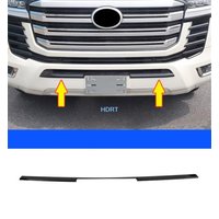 Car Styling Rear Fog Light Trim Bumper Trunk Strip Grille Accessories Exterior Sticker For Toyota Land Cruiser 300 LC300 2023 +