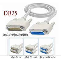 Computer Cable Printer Extending Cable 25Pin DB25 Parallel Male To Male Female LPT Printer DB25 M-M Cable 1.5M 3M 5M 10M