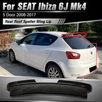 Rear Roof Spoiler Wing Lip for SEAT Ibiza 6J Mk4 5 Door 2008 To 2017 Upper Trim Body Kit Tuning Decoration Body Kit Accessories