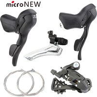MicroNEW Road Bike Shifters 3x7 3x8 3x9 3x10 3X11Speed Brake Lever Bicycle 2x7 2x8 2x9 2x10 Speed Derailleur for Shimano