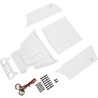 MEUS RACING Aluminum Body Panels Kit with Headlights for Vanquish H10 Optic Sparco Yokohama RTR 1/10 RC Crawler Upgrades Parts