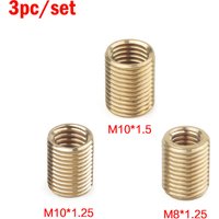 3Pcs Adapter 1.25 Shift Knob Gear Shift Knob Thread Adapter Nut Insert Kit Interior Parts Automobiles Accessorion