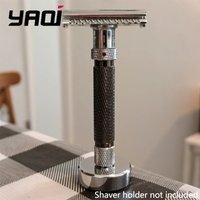 2026 Yaqi the Final Cut Adjustable Safety Razor for Men Chrome & Gunmetal Color Classic Shaving Tool