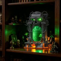 1108PCS Weird Dark Portal Building Blocks Horror Gate Desktop Ornament Bricks for Adult Creative Building Toys Halloween Gifts