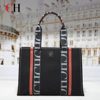 CH Premium Fashion Minimalist Canvas Bag Women's Large Capacity 2026 New Trendy Casual Tote Bag Commuter Handbag Briefcase