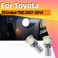 2Pcs For Toyota FJ Cruiser TRD 2007 2008 2009 2010 2011 2012 2013 2014 LED Side Mirror Light 6000K LED Bulb Canbus