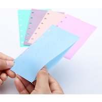 A7 Colorful Binder Notebook Accessories Removable Notebook Book Core 6-hole Cash Budget PP Bag Office Stationery