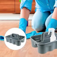 multi-compartments plastic organizer hand tool basket easy to use toolbox cleaning basket for home and garden tools