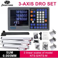 Ultrahochpräziser Dro NT800-3 NT800-2 Satz AC90-260V&50-1000mm Linearer Glas-Maßstab Encoder Digitales Lineal für Drehmaschinen und Fräsmaschinen