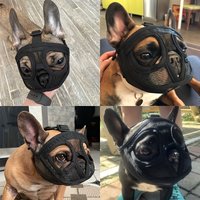 1pc Special Mask For French Bulldog, Breathable Dog Muzzle, Anti-biting, Anti-eating Puppy Mask, Muzzle Short Pet Dog Mask #King
