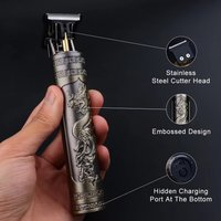 Vintage Cordless Hair Cutting Machine Portable Hair Clipper Electric Hair Trimmer USB Fast Charging Shaver Barber For Hairdresse