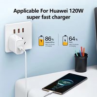 120W 10A USBA to Type C Cable Fast Charging Cable For Huawei Honor Data Cord For Xiaomi Redmi Samsung 0.25m-2m USB Type C Cable