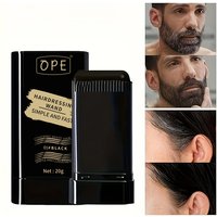 OPE 20g Gray Hair Concealer Stick, Waterproof Sweatproof Temporary Hair Color, Natural Black Quick Touch Up for Men & Women Dail