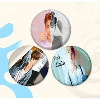 Singer J-Jimin Kpop Customizable Soft Button Pin For Women Creative Jewelry Funny Badge Cartoon Lover Hat