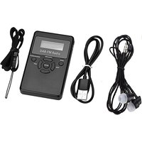HRD-101 Portable Mini DAB Digital Radio Digital Broadcast Radio FM Receiver Black