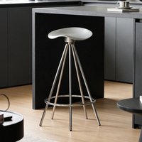 Modern Simplicity Jamaica Retro Swivel Bar Stool - Light Luxury Electroplated Metal High Stool For Home Designer Island Chair