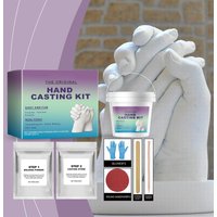 Hand Mold Powder Craft DIY Kit Cloning Powder & 3D Modeling Powder Handprint Memorial DIY Souvenir Hand Casting Kit