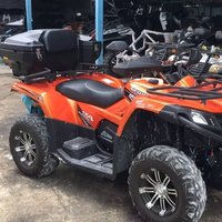 96L ATV Rear Cargo Storage Box Universal Quad Trunk Luggage with Lock Backrest for Yamaha Honda Polaris Waterproof Trunk