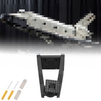 Building Block Wall Bracket Wall Mount for Lego 10283 Space Shuttle Discovery Nasa