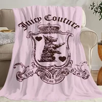 Fashion Trend Blanket Soft Comfortable Nap Plush Suitable For Iiving Room Office Bedroom Birthday J-Juicy C-Couture Kid Gift