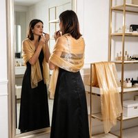 Elegant Solid Color Shawl for Wedding Bridesmaid Evening Party Dress Fashionable Soft Shawl Scarf for Formal Occasions