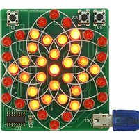 43 LED Multi Style Pattern Electronic Windmill Flowing Water Light Fun DIY Electronic Kit 5V Soldering Component Training Suite
