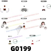 MOC Building Blocks Minifigure G0199 GH0774 GH0779, Assembleable Model Ornament Anime Cartoon Collectible Action Figure Toy Gift