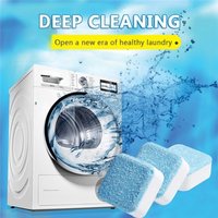 Washing Machine Tank Cleaner Tablets, High-Efficiency Deep Cleaning Formula, Safe Non-Corrosive Home Laundry Cleaning Supplies