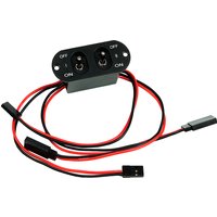 Heavy Current Dual Charging Switch Fit FUTABA/ JR Connector For RC Battery UBEC ESC Car Airplane Model